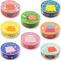 Amazon.co.jp: メンダコちゃん マステ マスキングテープ 8柄 各1個